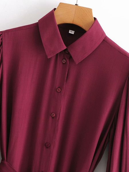 

2021 new women shirts long sleeve mini elegant party clothes vestido mujer 9nd5, White