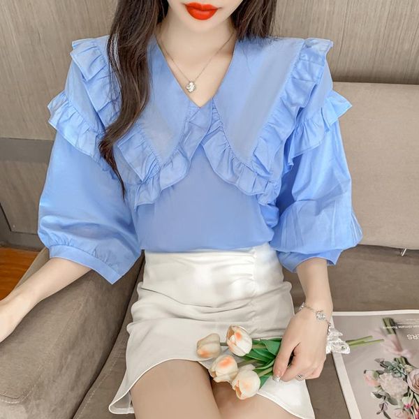 

women's blouses & shirts #4823, White