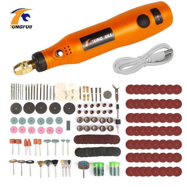 

professiona electric drills tungfull mini drill rotary tool engraving usb charger wood carving pen cordless power with dremel accessories