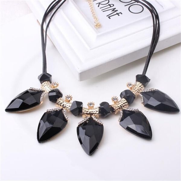 

jewelry necklace yiwu trinket clavicle accessories sweater chain gift, Black