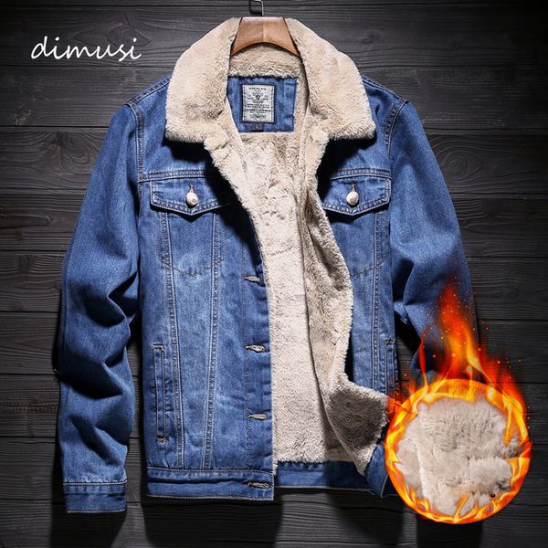 

winter men's denim jackets fashion fleece thick warm jean casual men slim windbreaker cowboy coats clothing kg-404, Black;brown