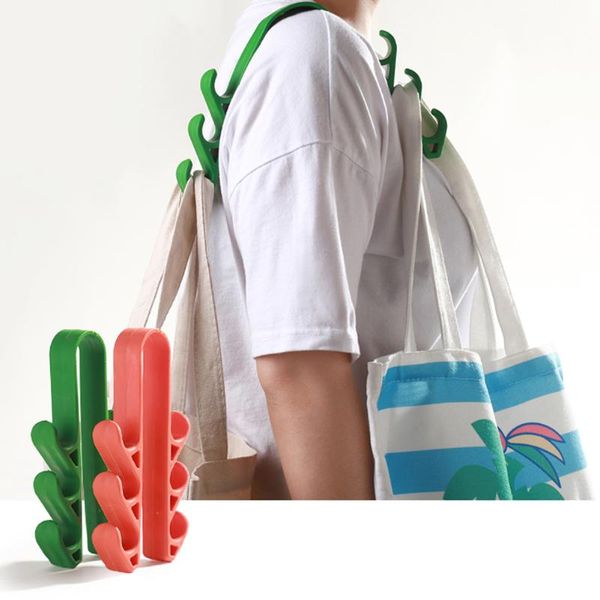 

bag clips shopping carrier for shoulder tpe heaby-duty lightweight grocery holder with 6 hooks organizer