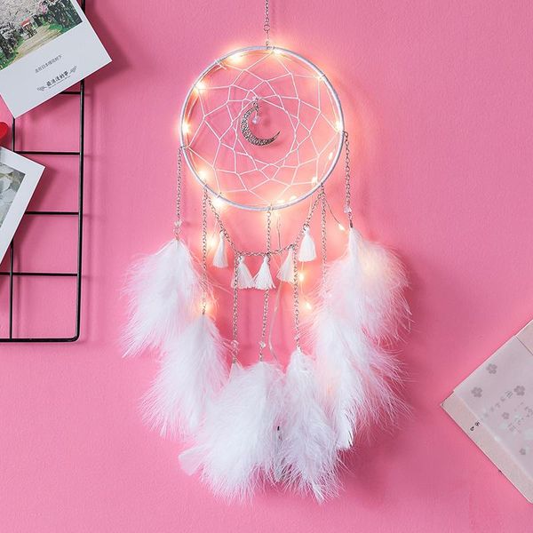 

fashion dream net pendant wind bell diy material girl heart room creative decorative lamp retro wind chimes hanging decorations