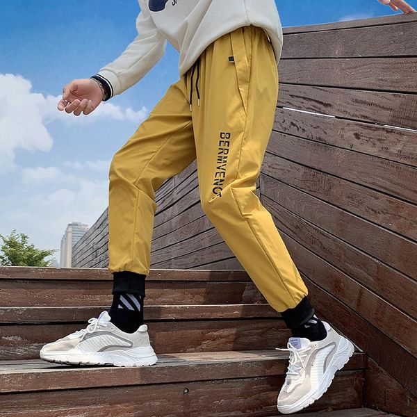 

men's pants spring autumn soft jogging trouser men fit sweatpant quick dry breathable pant jogger casual male, Black