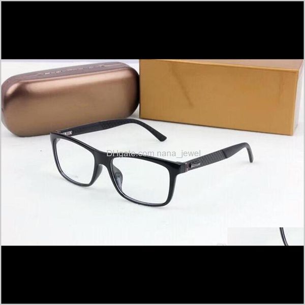

new high-quality lightweight men glasses frame plank 55-16-145 prescription glasses with full-set case wholesale hmi6j gcoga, Black