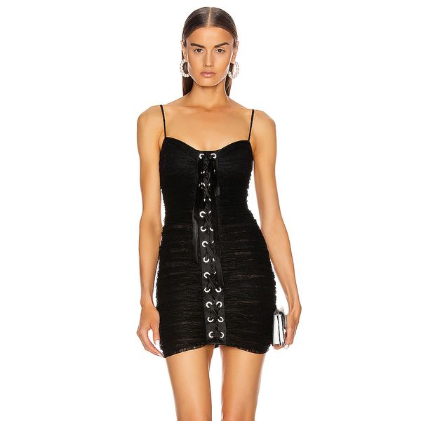 

black slip mesh fashion rayon bandage elegant club party dress hhk1, White