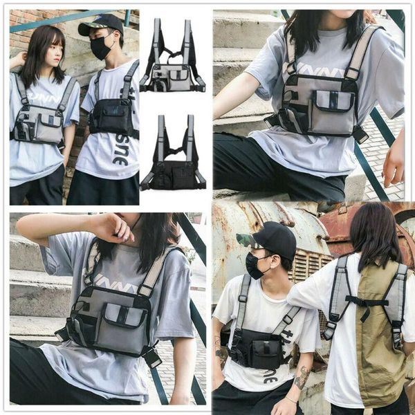 

waist bags women men fashion multifunctional pack phone wallet chest rig wist bag hip hop streetwear