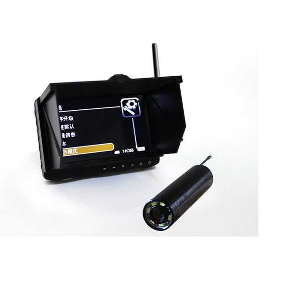 

cameras li-battery powered portable 2.4ghz wireless chimney inspection camera with 5 in monitor for better sweeping