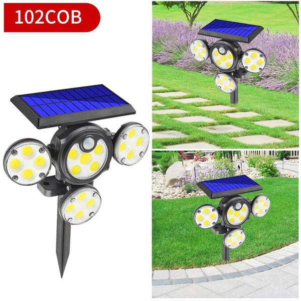 

lawn lamps 1pc led lantern solar lights yard art garden stakes spotlight powered ground light pathway landscape