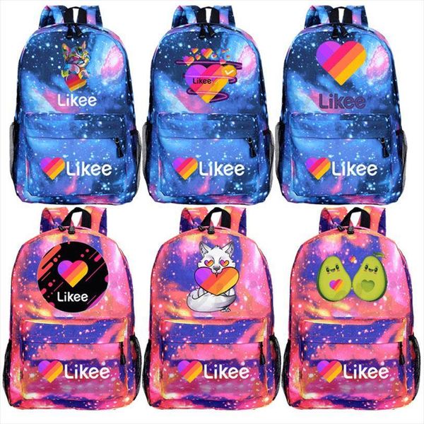 

likee app backpack live bag childrens anime college backpacks cartoon
