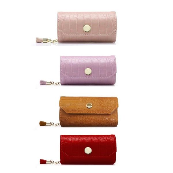 

portable daily jewelry travel organizer roll up bag case storage holder 20ca