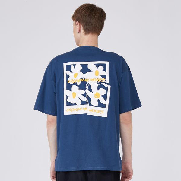 

new aelfric 2021 eden flower print short sleeve tees men streetwear summer casual tshirt harajuku letter embroidery oversize tshirts 5ua1, White;black