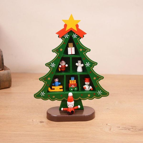 

christmas decorations creative scene layout diy mall ornament deskdisplay tree gifts