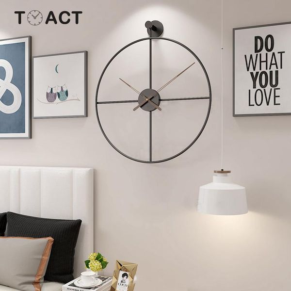 

wall clocks 60cm european large wrought iron clock modern design living room decorative retro art silent quartz