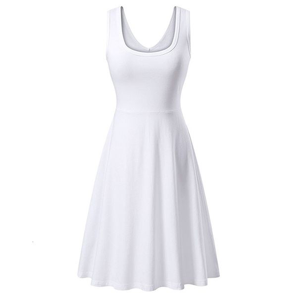 

2021 new summer o neck solid color es a line pleated elegant office party mini women 7stu, Black;gray