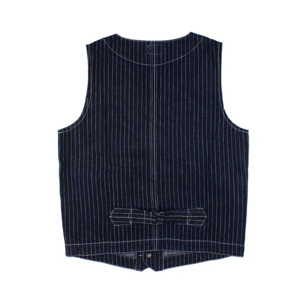 

men's vests retro men/women vintage vest jackets multi pockets hunting jeans coat amekaji cargo sleeveless worker jacket, Black;white
