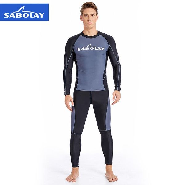 

one-piece suits swimming suit for man long sleeve swimsuit rash guard quick-dry diving snorkeling surfing rashguard anti uv