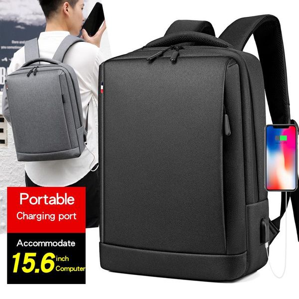 

backpack backpacks men multifunction usb charging 17.5 inch lapfor teenagers travel anti thief fashion male mochila