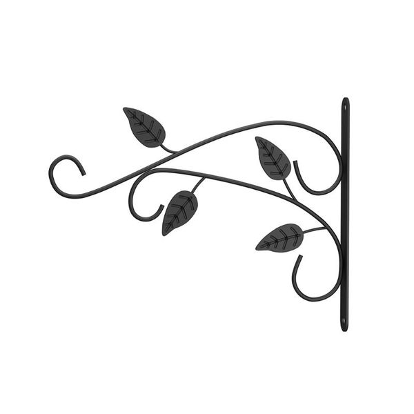

anti rust home decor fence entryway heavy duty iron art easy install hanging plants bracket garden patio screw mount lawn