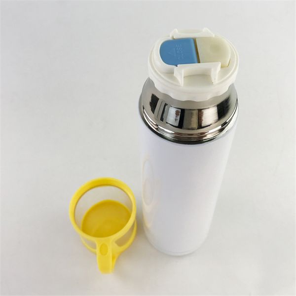 Vendite calde Bicchiere per sublimazione Bicchieri isolati sottovuoto in acciaio inossidabile Tazza termica personalizzata con coperchio trasparente SPEDIZIONE MARE T9I001143