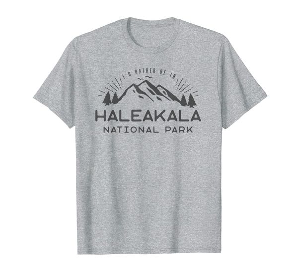 

national park gift - retro haleakala national park t-shirt, White;black