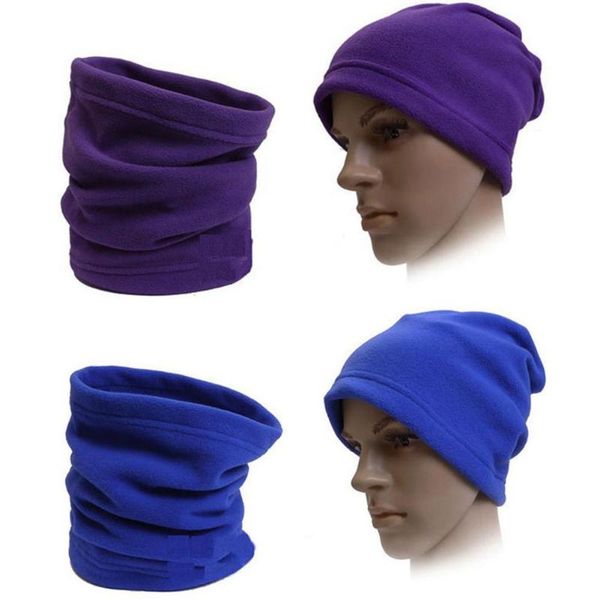 

cycling caps & masks winter headgear bib polar fleece outdoor riding double-layer warm multifunctional suitable for activities, Black
