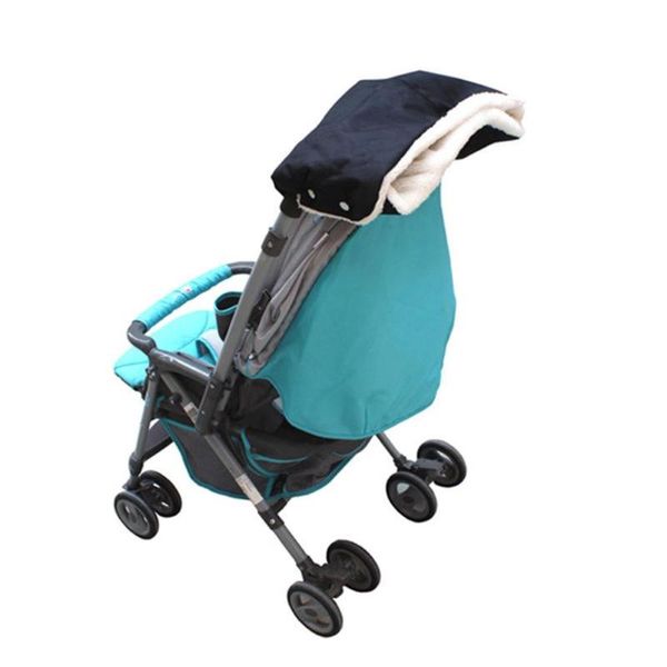 

windproof baby stroller glove excellent waterproof and thick plush muff pushchair fleece warm hand protector cover