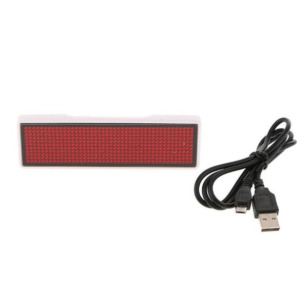 

car headlights 4 bit led digital message sign scrolling display bar badge board