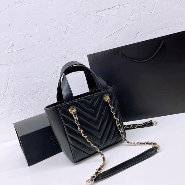 

waist bags fashion solid color twill leather classic 2c lock buckle lady handbag shoulder bag shopping