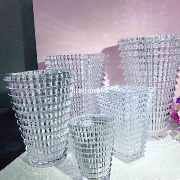 

crystal glass vase fashion ornaments high-end home decoration