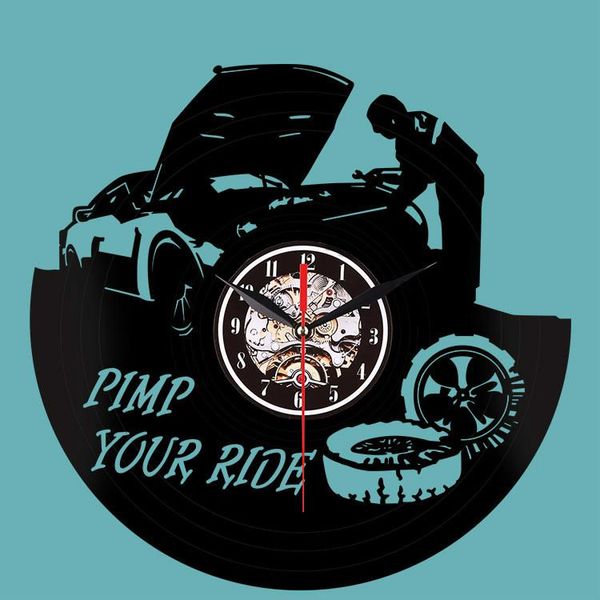 

wall clocks custom clock creative record car living room