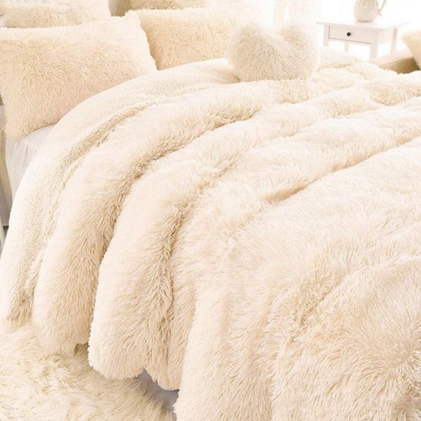 32 Nuovo arrivo Luxury Long Shaggy Throw Coperta Lenzuolo di grandi dimensioni Caldo morbido spesso soffice Divano Sherpa Coperte Federa 210316