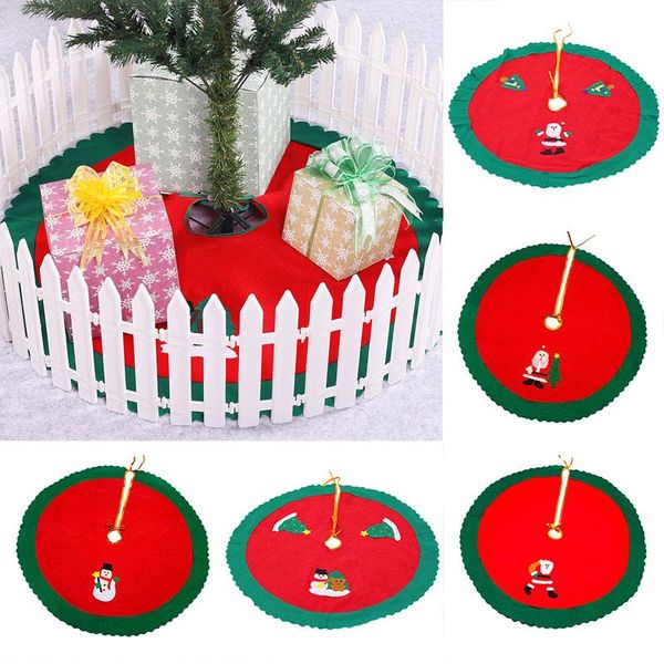 

christmas decorations ornament non-woven fabric xmas tree carpet decoration skirt accessory 90cm diameter