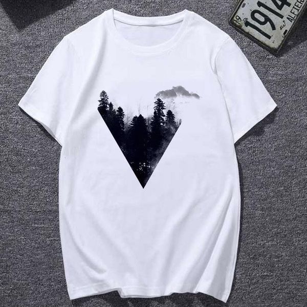 

fashion mountain streetwear harajuku cool womens t shirts designs tee ladies, White