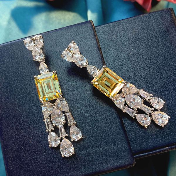 

hbp fashion luxury new s925 sterling silver earrings with diamond for women