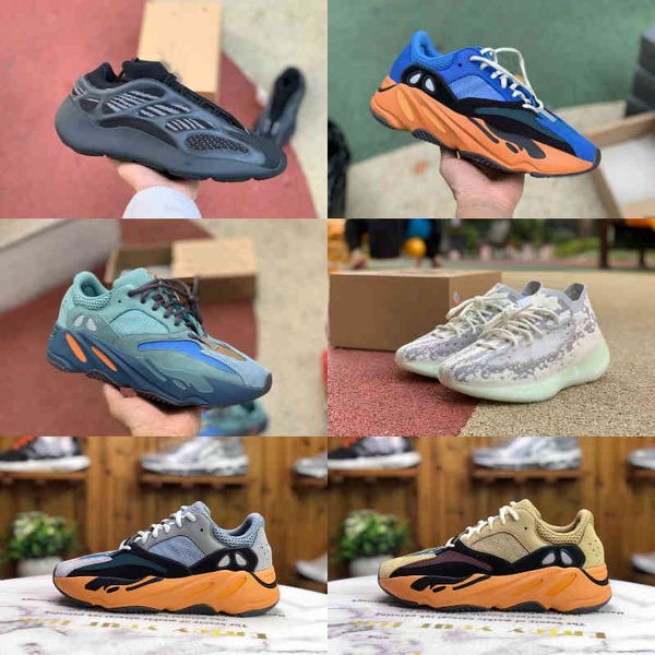 

High Quality Enflame Amber 700 V2 V3 Men Women Sports Shoes Runner Sea Bright Blue 700S Alvah Azael Static 380 Magnet Inertia Wave Solid Gre