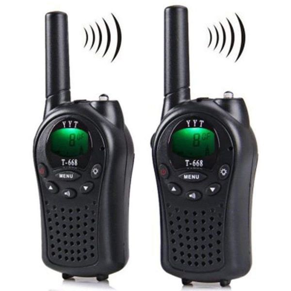 

walkie talkie two way radio 2 pieces t-668 handheld auto multi channel 5km