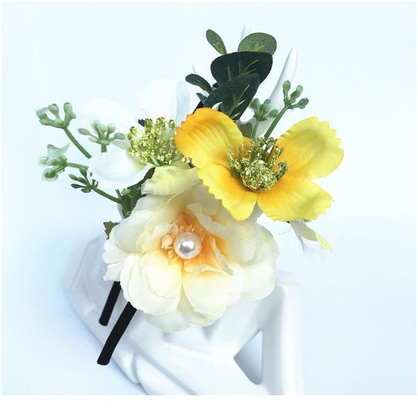 

beatuful kids flower crown floral headband girls hair accessories princess flower wreath floral flower garland hair qylfnc