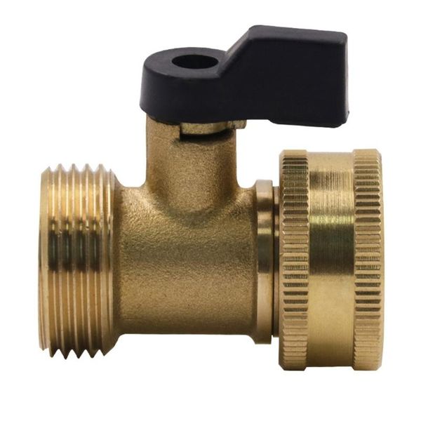 

watering equipments 581c 3/4'' inch garden hose 1 way shut off valves water pipe faucet connector tools