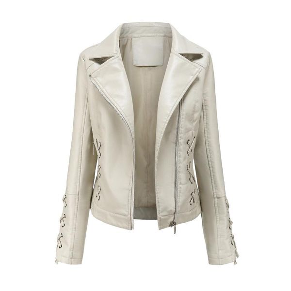 

women's jackets womens winter jacket women high-quality zipper coat casual leather soft motorcycle, Black;brown