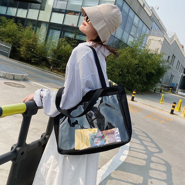 

hbp fashion handbag 21 new creative funny personality girls student transparent doll card bag shoulder bag ph-wf2101275-