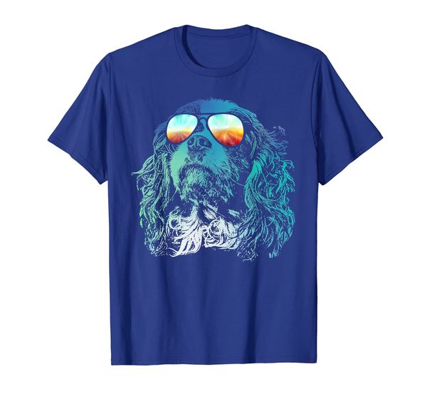 

disco groovy cavalier king charles spaniel t-shirt dog gift, White;black