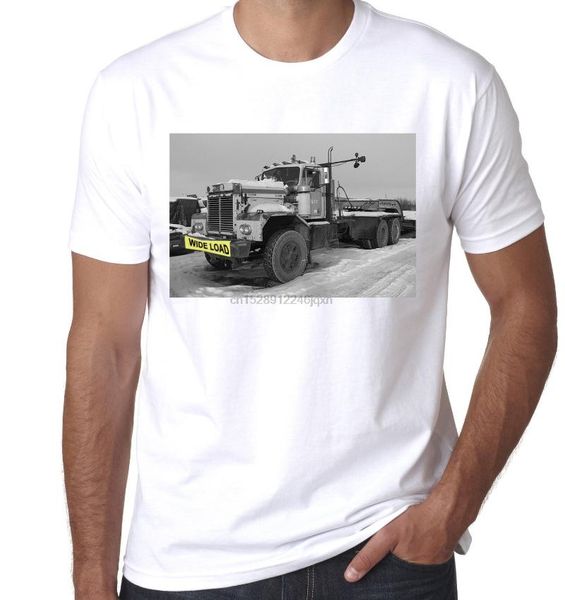 

men's t-shirts american truck lorry wide load kenworth 1978 849 tractor mens t shirt, White;black