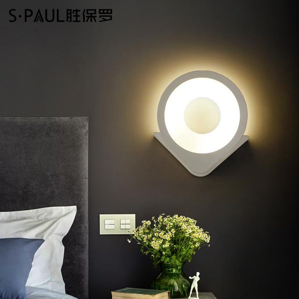 

wall lamp modern minimalist bedroom nordic lighting creative living room aisle stair bedside