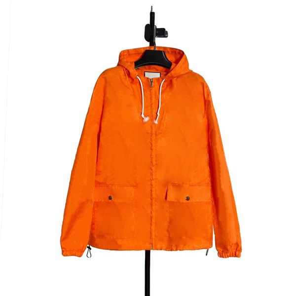 

21fw luxurys men's jackets letter embroidery hooded fashion coats designers jackets 2 colors size m-xl, Black;brown