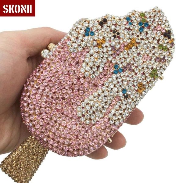 

evening bags skonii novelty ice-cream handbags women clutch wedding party purses