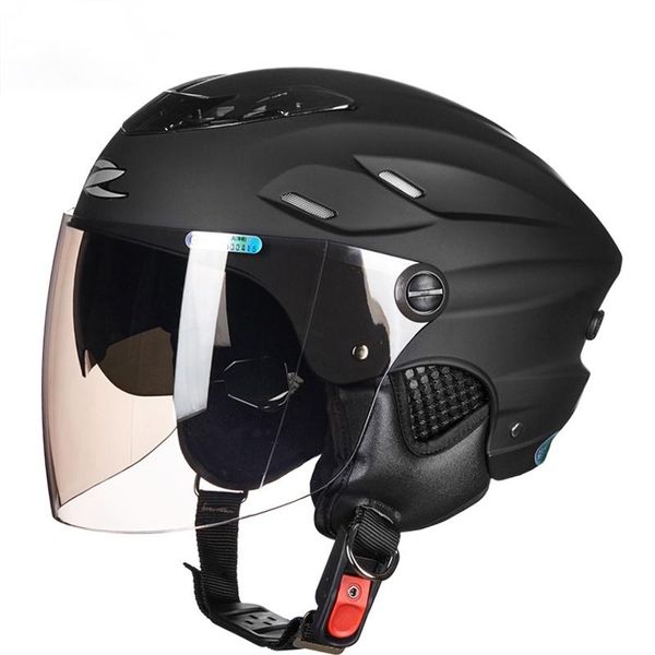 Caschi moto Casco visiera aperta Bici elettrica Uomo e donna Scooter estivo