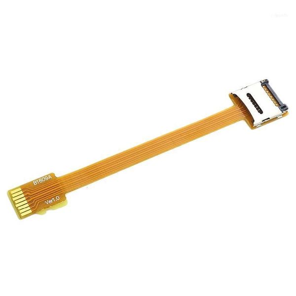 

micro-sd tf memory card kit male to female extension soft flat fpc cable extender 10cm11