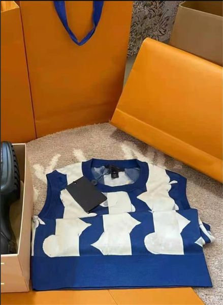 

women sweater wool knits tank tees with letters striped short vests for lady slim sweaters sleeveless shirts vest spring autumn style size s, White;black