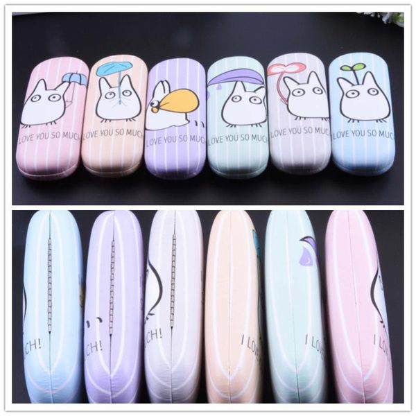 

sunglasses cases & bags liusventina portable cute cartoon totoro chinchillas frame glasses box case gift for girls and friends